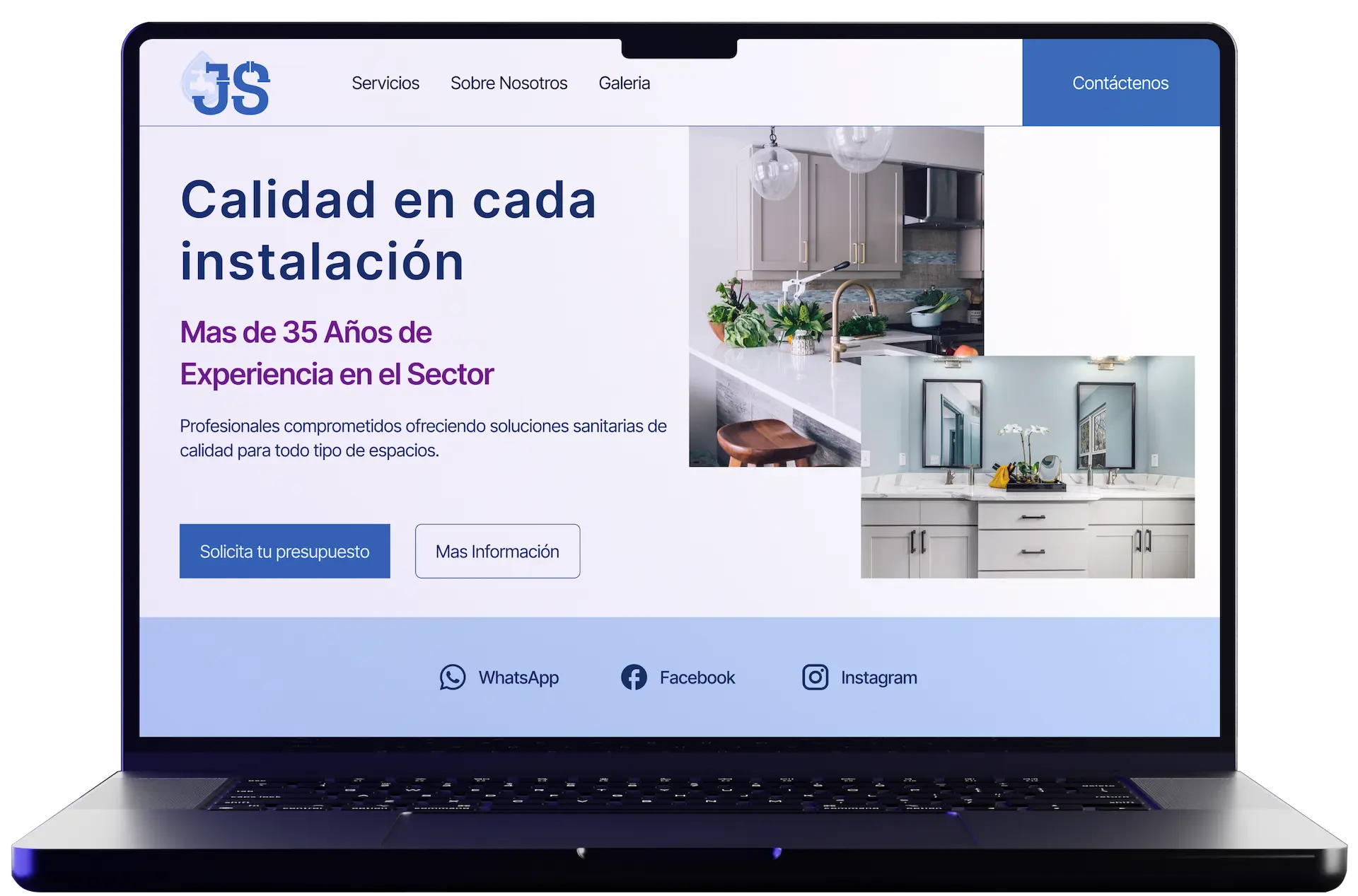 Mockup Web Corporativa